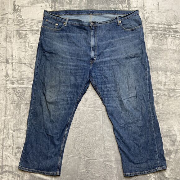 Levi's 559 Relaxed Fit Jeans Men's Size 54x30 Dark Blue Denim - Picture 2 of 10